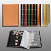 Prophila Metallic Edition Stamp Album (New) 60 Black Sides, Padded Bronze Cover view 2