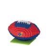 FOCO Kansas Jayhawks NCAA 3D BRXLZ Football Puzzle view 1