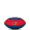 FOCO Kansas Jayhawks NCAA 3D BRXLZ Football Puzzle view 2