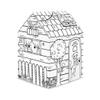 Bankers Box at Play Large Color in Dog Playhouse, Cardboard Playhouse and Life Size Craft Activity for Kids and Families view 2