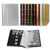 Prophila Metallic Edition Stamp Album (New) 60 Black Sides, Padded Silver Cover view 1