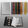 Prophila Metallic Edition Stamp Album (New) 60 Black Sides, Padded Silver Cover view 2