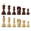Bobby Fischer Zagreb Redwood & Boxwood Chess Set with 3.75 in. King  Premium Weighted Wooden Chess Pieces Only, Classic European Staunton Chess Set, Luxury Chess Set & Tournament Chess Set for Adults view 1