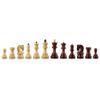 Bobby Fischer Zagreb Redwood & Boxwood Chess Set with 3.75 in. King  Premium Weighted Wooden Chess Pieces Only, Classic European Staunton Chess Set, Luxury Chess Set & Tournament Chess Set for Adults view 2