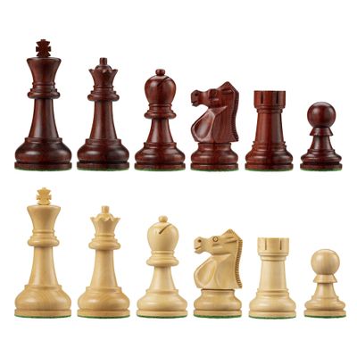 Bobby Fischer Ultimate Redwood & Boxwood Staunton Chess Set with 3.75 in. King  Weighted Wooden Chess Pieces Only, Luxury Chess Set, and Premium Tournament Chess Set for Adults
