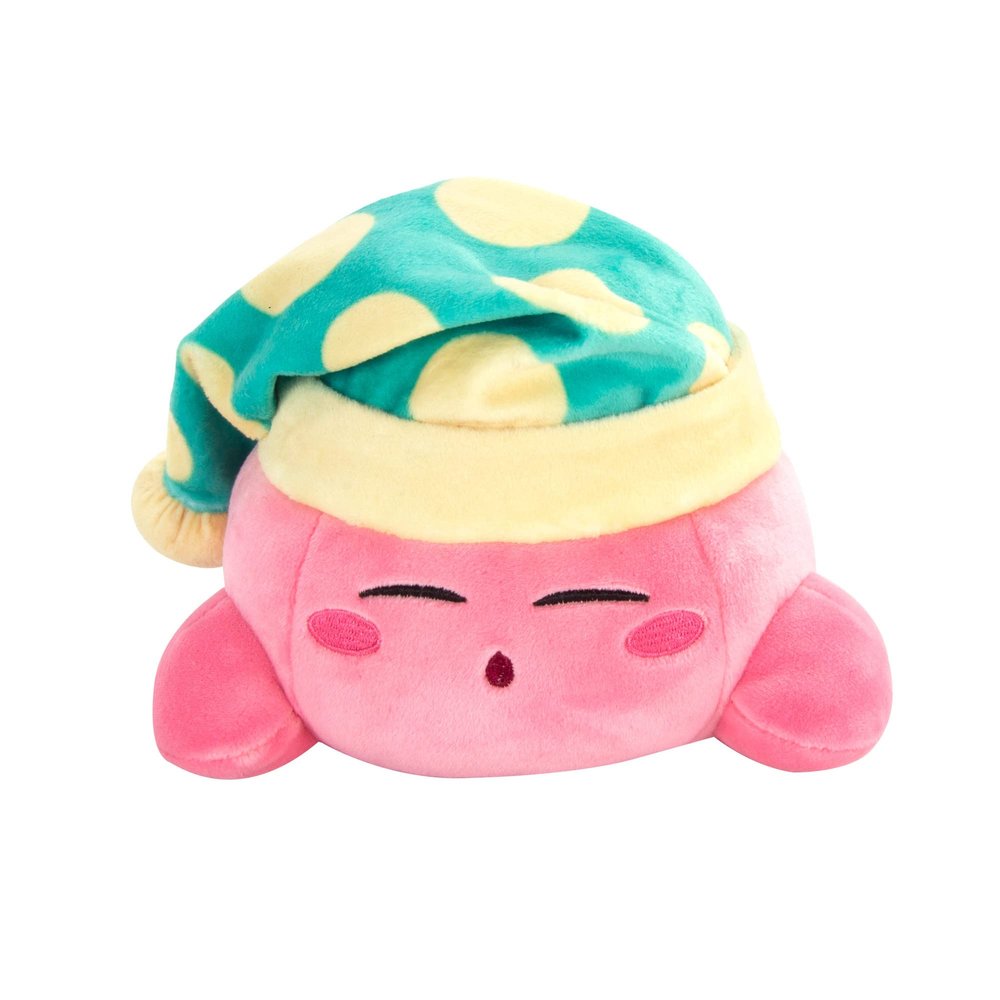 Club Mocchi Mocchi- Kirby Plush - Sleeping Kirby Plushie - Squishy Toys - Collectible and Cute Stuffed Animals - Gaming Gifts and Game Room Decor - Video Game Collectibles - 6 Inch