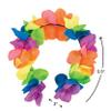 Fun Express Rainbow Flower Headbands  Vibrant Hair Accessories for Kids and Adults  Parties Birthdays and Celebrations Colorful Floral Design for Special Events  Bright Assorted Colors  12 Pieces view 2