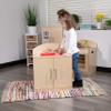 Flash Furniture Hercules Children's Wooden Kitchen Sink for Commercial or Home Use - Safe, Kid Friendly Design view 2