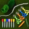 18 Pieces Fine Motor Skill Toys Include 6 Handy Scoopers 6 Jumbo Tweezers 6 Rubber Tipped Dropper Bug Insects Catcher Science Sensory Learning Tool Backyard Outdoor Explorer Kit Skill Development view 4