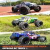 BEZGAR HM161 Hobby Grade 1:16 Scale Remote Control Truck, 4WD High Speed 40+ Kmh All Terrains Electric Toy Off Road RC Vehicle Car Crawler with 2 Rechargeable Batteries for Boys Kids and Adults view 4