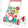 Hape Wooden Push and Pull Music Learning Walker| Multiple Activities Center for Toddlers Ages 10 Months and Up view 3