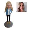 7" Personalized Bobblehead Custom Made Bobblehead of Yourself or Someone You Love,Great Unique Gift for Birthday,Christmas,Graduation,Anniversary view 4