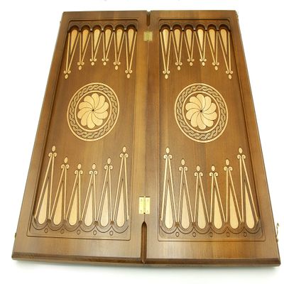 BACKGAMMON set WOODEN BOARD GAME Nardi Nardy checkers chess carving Ornament hand made gift wood table game