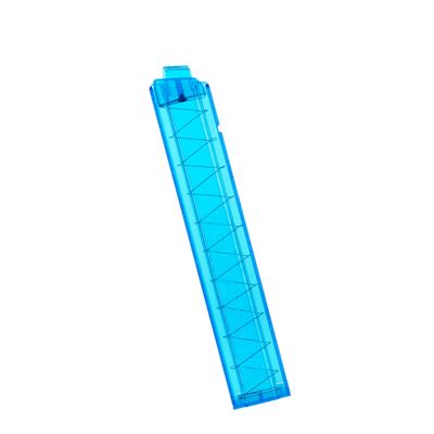 WORKER 18-Round Slanted Talon Stefan Magazine Short Dart Clip for Nerf Pro Torrent Phoenix Blaster (Transparent Blue)