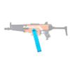 WORKER 18-Round Slanted Talon Stefan Magazine Short Dart Clip for Nerf Pro Torrent Phoenix Blaster (Transparent Blue) view 4