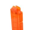 WORKER 18-Round Slanted Talon Stefan Magazine Short Dart Clip for Nerf Pro Torrent Phoenix Blaster (Transparent Orange) view 2
