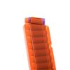 WORKER 18-Round Slanted Talon Stefan Magazine Short Dart Clip for Nerf Pro Torrent Phoenix Blaster (Transparent Orange) view 3