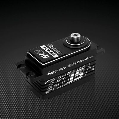 POWER HD D15 High Voltage 250.0 oz / .0085 Titanium Gear Digital Coreless Servo