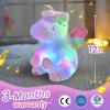 Athoinsu Musical Light up Unicorn Stuffed Animal Soft Furry Plush Toy with LED Night Lights Children's Day Birthday Gifts for Kids Toddler Girls,12'' view 4