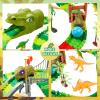 BEMITON Dinosaur Toys Race Car Track, Create a Dinosaur World Road Race, Flexible Dinosaur Track Toys Set, Christmas Birthday Gifts for 3 4 5 6 7 Years Old Boys Girls Kids view 3