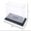 Pioneer Plastics 576CPBASE Clear Plastic Football Display Cases, 15.5" W x 7" D x 6" H, Pack of 4 view 4