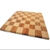 12" Solid Inlaid Wood Roll Up Travel Chess Game Board in Golden Rosewood - 39 mm Square - Premium Wood Chess Board view 4