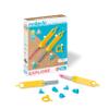 Makedo Explore | Upcycled Cardboard Construction Toolkit in Small Toolbox (50 Pieces) | STEM + STEAM Educational Toys for at Home Play + Classroom Learning | Reusable Tools for Boys and Girls Age 5+ view 1
