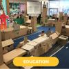 Makedo Invent | Upcycled Cardboard Construction Toolkit in Small Toolbox (360 Pieces) | STEM + STEAM Educational Toys for at Home Play + Classroom Learning | Reusable Tools for Boys and Girls Age 5+ view 4