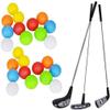 Golf 3 in1 Practice Rod Child Golf Practice Set 24 Color Golf Practice Balls 6 Colors Random Send Golf Practice Supplement Big Set view 1