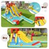 BOUNTECH Inflatable Water Slide, Dual Surfing Slides Kids Water Slide Park Jump Bouncy Castle w/2 Swimming Rings, Large Splash Pool, Backyard Outdoor Blow up Water Slides Inflatables for Big Kids view 3