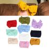 10Pcs Bow Headband Nylon Elastic Head Wrap Hair Band, Children Baby InfantsHair Accessories DIY Fabric Hair Band Baby Bow Hair Belt view 3