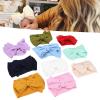 10Pcs Bow Headband Nylon Elastic Head Wrap Hair Band, Children Baby InfantsHair Accessories DIY Fabric Hair Band Baby Bow Hair Belt view 4