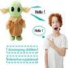 PAZATAO Talking Baby Yoda 7.8 Inch Walking, Talking, Interactive Plush Toy for Kids, Boys, Girls view 2