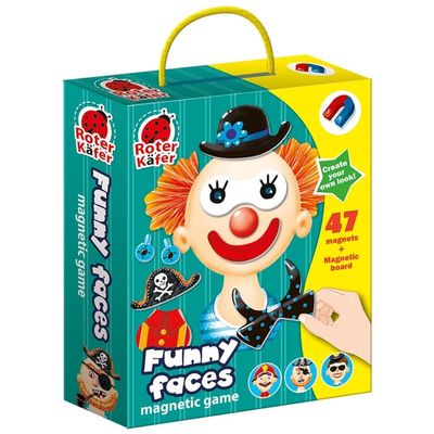 Funny faces magnetic game
