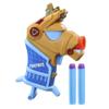 Nerf Fortnite Micro Y0nd3r Mini Dart-Firing Blaster - Fortnite Y0nd3r Outfit Design - Includes 2 Nerf Elite Darts and Removable Crown view 2