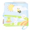 DEMDACO Friends in The Garden Mossy Green 8 x 8 Plush Children's Soft Book Toy view 2