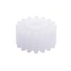 20Pcs Worm Gears, Bettomshin 9x2x5mm/0.35x0.08x0.2"(ODxIDxT)162A 0.5Modulus Plastic Gear, White High Rotating Speed Wide Uses for Pulley Belt Shaft Robot RC Motor Worm Crown Hand DIY Car Kit view 1