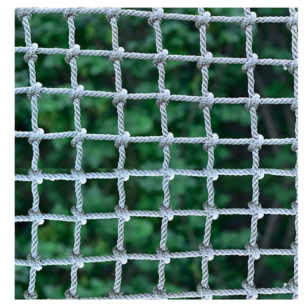 Safety Net Nylon Climbing Net Truck Trailer Nets Giant Heavy Duty Large Mesh for Kids Cargo Net Playground Rock Rope Ladder Swing Sets Climb Net Dia 8mm (Color : 10X10cm, Size : 1X8m/3.3X24.25ft)