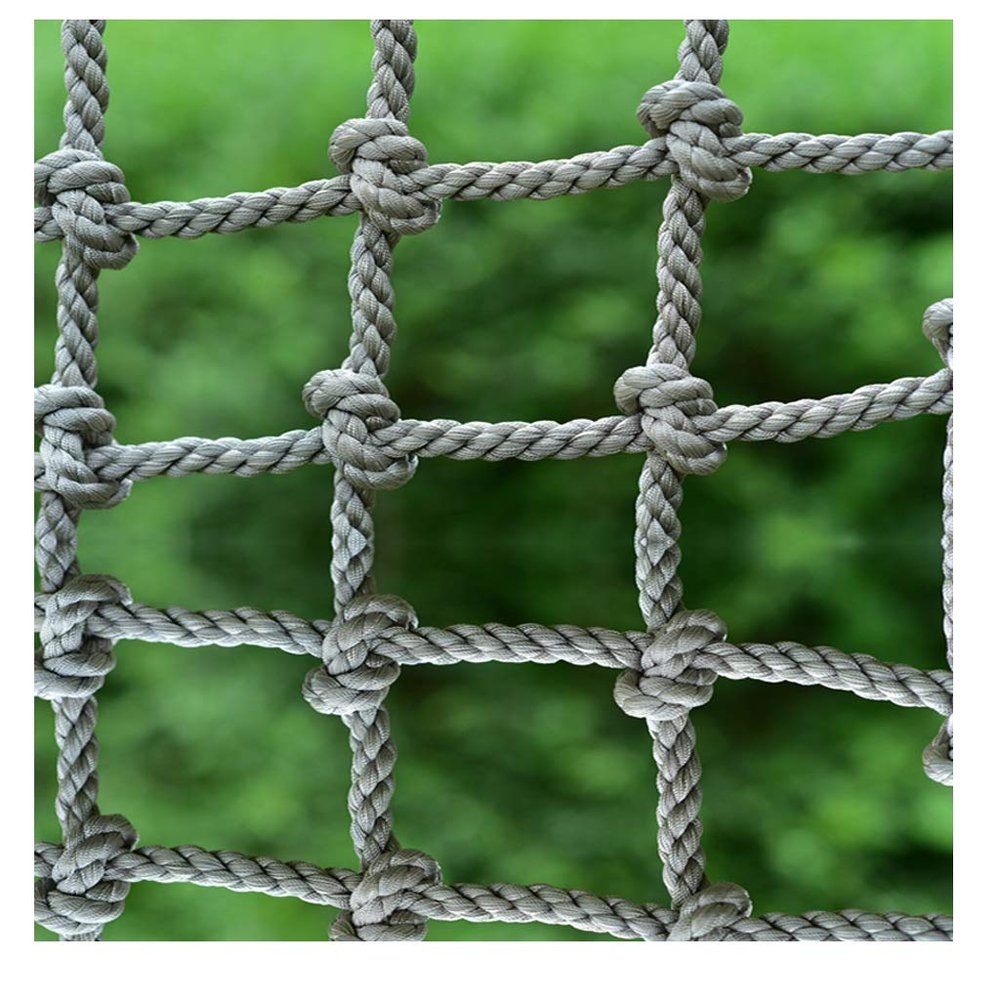 Cargo Climbing Net Outdoor Rope Ladder Safety Climb Nylon Garden Tree House Nest Hammock Swing Safety Climbing Frame Climb Rope Netting for Kids Net Dia 10mm (Size : 1X3m/3.3X9.8ft)