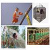 Cargo Climbing Net Outdoor Rope Ladder Safety Climb Nylon Garden Tree House Nest Hammock Swing Safety Climbing Frame Climb Rope Netting for Kids Net Dia 10mm (Size : 1X3m/3.3X9.8ft) view 4