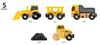 BRIO Construction Vehicles - Premium Wooden Toy Train Set | Fun and Educational | Easy Magnetic Couplings | FSC Certified Wood | Ideal Christmas or Birthday Gift view 3