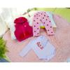 Reborn Dolls Clothes 22 inch 55cm for Reborn Baby Girl Clothing 22-23 inch Outfit Accessories 5pcs Reborn Baby Matching Clothes (Red Clothes) view 3