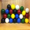 24-1" Opal Shooter Marbles Solid Colors (4 of Each Color) Bulk Chinese Checker Game Marbles view 1