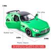 BDTCTK 1/24 AMG GTR Toy Cars Model Car, Zinc Alloy Pull Back Toy car with Sound and Light for Kids Boy Girl Gift (Green) view 4