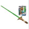 STAR WARS Lightsaber Forge Yoda Extendable Lightsaber Toy, Customizable Roleplay Toy for Kids Ages 4 and Up, Multicolor, Standard, (F1163) view 1