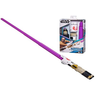 STAR WARS Lightsaber Forge Mace Windu Extendable Purple Lightsaber Toy, Customizable Roleplay Toy for Kids Ages 4 and Up, Multi-Colored, Standard, (F1164)