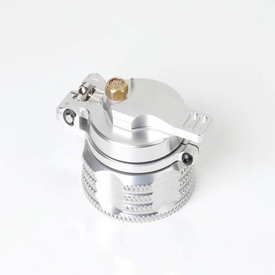 GTBRacing CNC Aluminum New Fuel Gas Tank Cap for 1/5 RC Car HPI Baja 5b ss 5t 5sc losi 5ive t Upgrade Part (Silver)