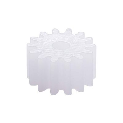 20Pcs Worm Gears, Bettomshin 8x2x4.5mm/0.31x0.08x0.18"(ODxIDxT)142A 0.5Modulus Plastic Gear, White High Rotating Speed Wide Uses for Pulley Belt Shaft Robot RC Motor Worm Crown Hand DIY Car Kit