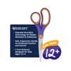 Westcott Non-Stick Student Scissors for Classroom Use, Ideal for Crafting and School Projects, Perfect for Kids Ages 12+, Back to School Supplies, 7-Inch, Assorted Colors view 2