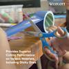 Westcott Non-Stick Student Scissors for Classroom Use, Ideal for Crafting and School Projects, Perfect for Kids Ages 12+, Back to School Supplies, 7-Inch, Assorted Colors view 3